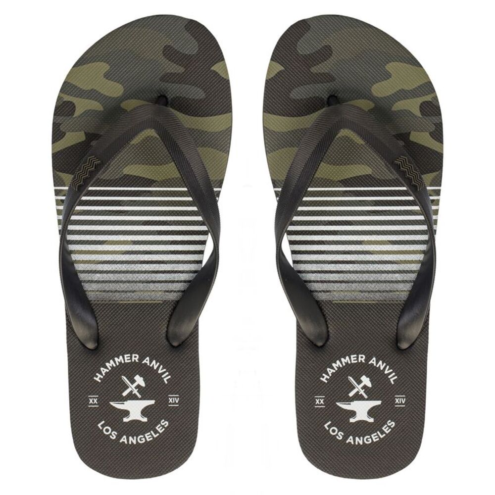 Hammer Anvil Mens Flip Flops Casual Thong Summer Sandals Comfortable Beach Shoes